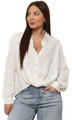 La Modeuse Ingek / Blúzok 73825_P174243 Fehér EU L
