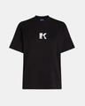 Karl Lagerfeld Rövid ujjú pólók A3M17057 REG K LOGO Fekete EU XL
