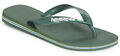 Havaianas Lábujjközös papucsok BRASIL LOGO Zöld 31 / 32