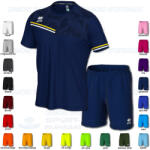ERREA EVAN & NEW SKIN SET futball mez + nadrág SZETT - sötétkék-sárga-fehér