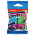Keyroad Radír, PVC mentes 2 db/bliszter Keyroad Elastic Touch vegyes színek (KR971314) - iroda-ellatas