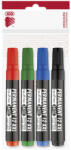 ICO Alkoholos marker készlet, 1-4mm, vágott hegyű, Ico 12XXL, 4 klf. szín (9580082004) - iroda-ellatas