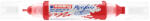 edding Akril marker 2-3mm, és 5-10mm, 3D kétvégű Edding 5400 piros (7580247005) - iroda-ellatas