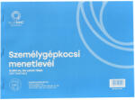Bluering Személygépkocsi menetlevél 100lap, os A4, fekvő személygépkocsi D. GEPJ. 36 Bluering® - iroda-ellatas