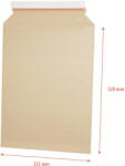 E-Flute Csomagküldő webshop hullámkarton tasak A3, 335x500mm/352x520mm E-Flute (12750) - iroda-ellatas