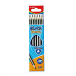 Keyroad Grafitceruza HB, háromszögletű 12 db/bliszter Keyroad Black (KR971548) - iroda-ellatas
