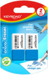 Keyroad Radír, 2 db/bliszter, Keyroad Duo, fehér-kék (KR971644) - iroda-ellatas