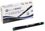 BLUERING Rostirón, tűfilc alkoholos 1mm, OHP Bluering® M zöld (BR200315) - iroda-ellatas