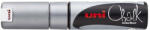 uni Krétamarker 8mm, Uni PWE-8K ezüst (2UPWE8KE) - iroda-ellatas