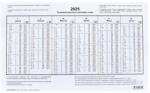 Nyomell TB számfejtési naptár A. 3516-38/2026 (A.3516-38/2026)