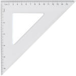  Vonalzó háromszög 45° 16cm, műanyag (VON4516) - iroda-ellatas