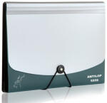 ANTILOP Irattartó mappa, harmonikamappa, 12 rekeszes, műanyag Antilop, zöld (A5558Z) - iroda-ellatas