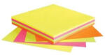 Info Notes Jegyzettömb öntapadó, 75x75mm, 100lap, Info Notes, brilliant mix, sárga, zöld, pink, narancs (5654-39-PK1-B) - iroda-ellatas