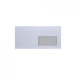 Bluering Boríték LA4 szilikonos bélésnyomott jobb ablak 45x90mm 110×220mm J28A20 Bluering® fehér (DBLA4SJA4590J28) - iroda-ellatas