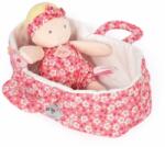 Doudou Bebelus din plus in cosulet matlasat - Marilou, 20 cm, roz (JJ6008) - kidostore Papusa