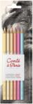 Conte A Paris Set de 6 creioane pastel - portretul lui Conte și Paris