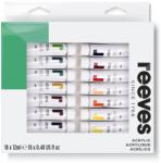 Reeves Set vopsea acrilică 18x12ml Reeves