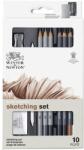 Winsor & Newton Set creioane de schiță Winsor & Newton, 10 buc