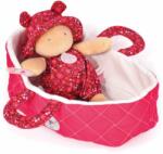 Doudou Bebelus din plus in cosulet matlasat Maelle 20 cm roz (JJ6010) Papusa