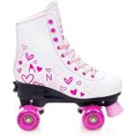 Raven Quad Roller Skates Raven Trista White/Pink with adjustable size