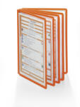 Durable Bemutatótábla panel, A4, 5 db/csomag, Durable Sherpa narancs (560609) - veryjet