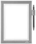 Durable Infókeret A5, öntapadó hátlap, mágneses záródás Duraframe® Note ezüst (499423) - veryjet