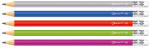 Connect Grafitceruza HB, radíros, színestestű, Connect 72 db/csomag, (000040766) - officefirst