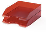 DURABLE Irattálca Durable Basic, áttetsző piros (1701672003) - officefirst