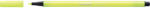 STABILO Rostirón, filctoll 1mm, STABILO Pen 68 neon sárga (68/024) - veryjet