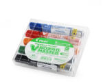 Pilot Táblamarker készlet, 2, 3mm, kerek hegyű, utántölthető medium V-Board Pilot 5 klf. szín (WBMA-VBM-M-S5) - officefirst