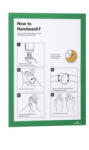 Durable Infókeret A4, XXL csomag, 10 db/doboz, Durable Duraframe® zöld (488205) - veryjet