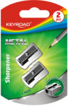 Keyroad Hegyező 1 lyukú fém 2 db/bliszter Keyroad Metal (KR971681) - officefirst