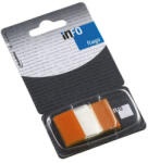 Info Notes Jelölőcímke 25x43mm, 50lap, műanyag, Info Notes Info Flags transzparens narancs (7728-67) - veryjet