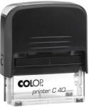 Colop Bélyegző C40 Colop fekete ház/kék párna (01374003) - veryjet