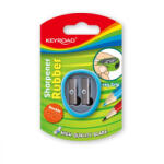 Keyroad Hegyező 2 lyukú Keyroad Rubber vegyes színek (KR970531) - officefirst