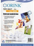 Orink Fotópapír Pp A4, E 180g. 20lap fényes Orink (P610180E20) - veryjet