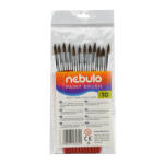 Nebulo Ecset 10-es festett nyéllel 12 db/csomag, Nebulo (HE-1-10-F) - officefirst