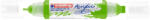 edding Akril marker 2-3mm, és 5-10mm, 3D kétvégű Edding 5400 sárgászöld (7580247021) - veryjet