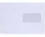 Bluering Boríték LC/5 szilikonos bélésnyomott bal ablakos 35x90mm 162x229mm B20A20 Bluering® fehér (BORLC5SZILI359B) - officefirst