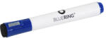 BLUERING Táblamarker 3mm, mágneses, táblatörlővel multifunkciós Bluering® kék (20576) - officefirst