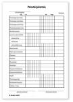 Bluering Pénztárjelentés A5, 25x2lapos B. KISKER. 104 Bluering® - officefirst