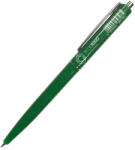 BLUERING Golyóstoll 0, 8mm, nyomógombos műanyag zöld test, Bluering® Z3, írásszín zöld (BR8976985TAR) - officefirst