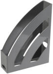 BLUERING Iratpapucs 8cm, műanyag, 80x327x253mm, Bluering®, szürke (2070) - officefirst