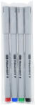  Rostirón, tűfilc permanent 0, 4mm, F tender, 4 klf. szín (9070049000) - officefirst
