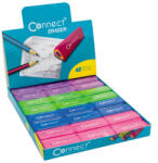 Connect Radír Connect háromszögletű hasáb színes 48 db/kínáló doboz (45x15x15mm, ) (C-107027) - veryjet