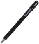BLUERING Golyóstoll nyomógombos, gumírozott fekete test, Bluering® X6, írásszín fekete (BR897695) - officefirst