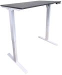 Terra Mob Prod Birou reglabil electric-TerrA2DS WHITE-profil dreptunghiular, profil cadru ALB (Dimensiune blat: 120x60 cm, Culoare blat: Alb 25mm) (A2DSWH120wh)