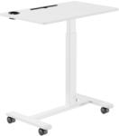  TerrA10 - birou reglabil pe inaltime - pneumatic - blat 82, 5x50 cm - no wire (Culoare profil: Negru)