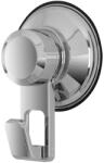  Agatatoare de baie cu ventuza mare, argintiu, 8 cm (013001)