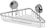 Feridras Etajera coltar baie Premium, otel cromat, 23x23x7, 6 cm (204005)